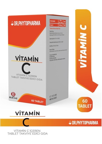 Vitamin C 1100 Mg 60 Tablet