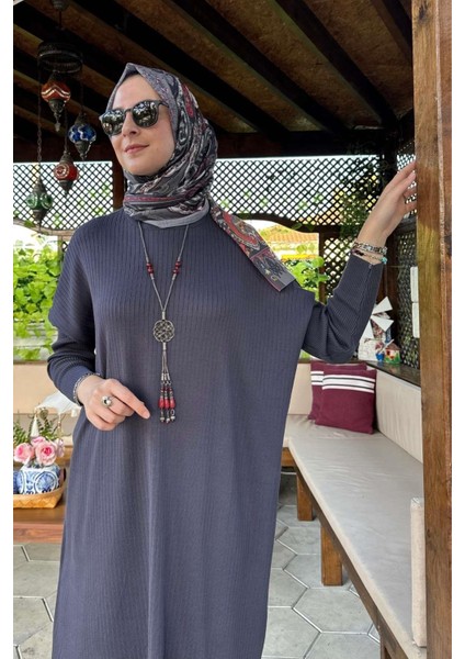 Dora Triko Tunik Antrasit