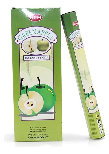 Hem Green Apple Aromalı Çubuk Tütsü