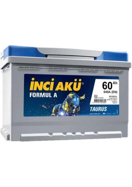 Inci Akü 12 Volt 60 Ah Amper 540 En Formul A Taurus