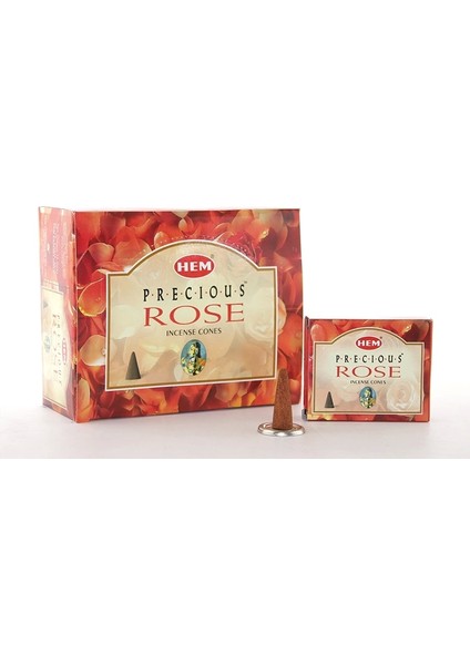 Precious Rose Aromalı Konik Tütsü