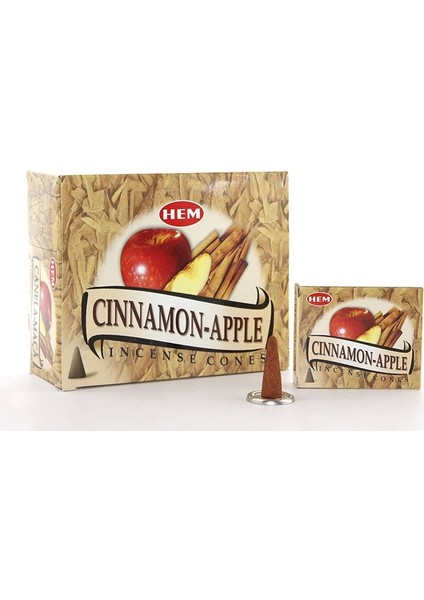 Cinnamon Apple Aromalı Konik Tütsü