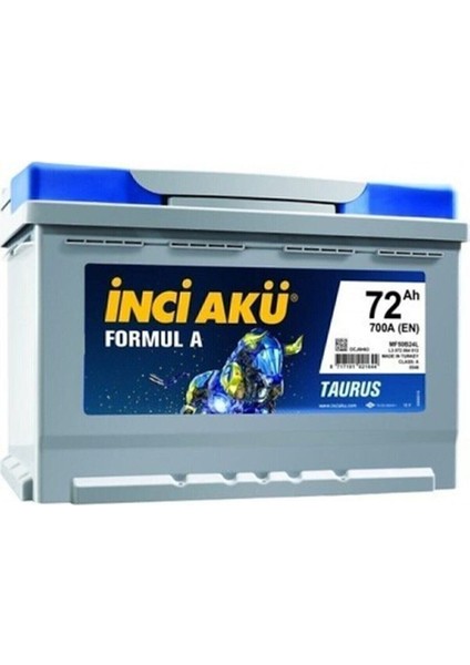 Akü 12V 72 Amper Akü , 72 Ah Akü