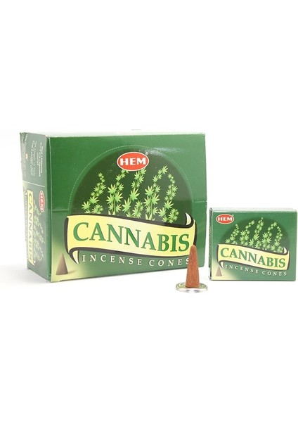 Cannabis Aromalı Konik Tütsü