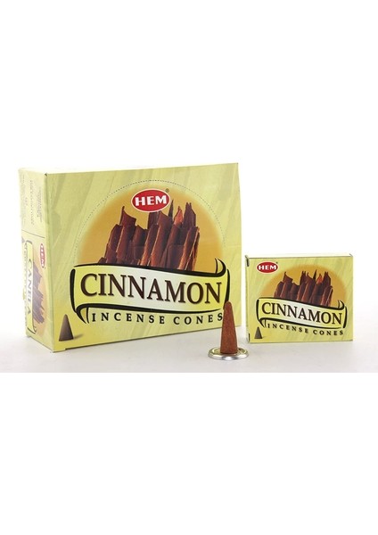 Cinnamon Aromalı Konik Tütsü