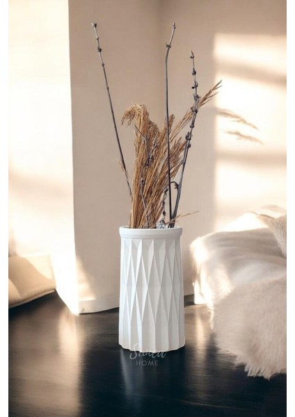 3'lü Minimal Bohem Vazo Set, Iskandinav Dekoratif Mini Vazo Set