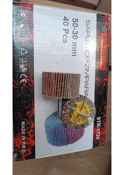 Pimli / Saplı Mop Zımpara (10 Adet)