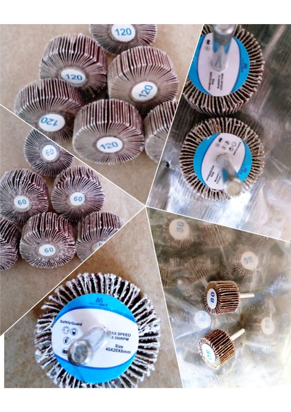 Pimli / Saplı Mop Zımpara (10 Adet)