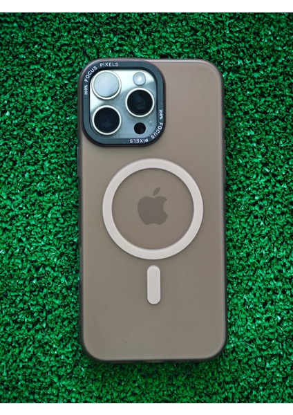 Apple iPhone 16 Pro Max Kılıf Magsafe Uyumlu Kamera Çıkıntılı Darbe Emici Mat Lüx Kapak Tb-04