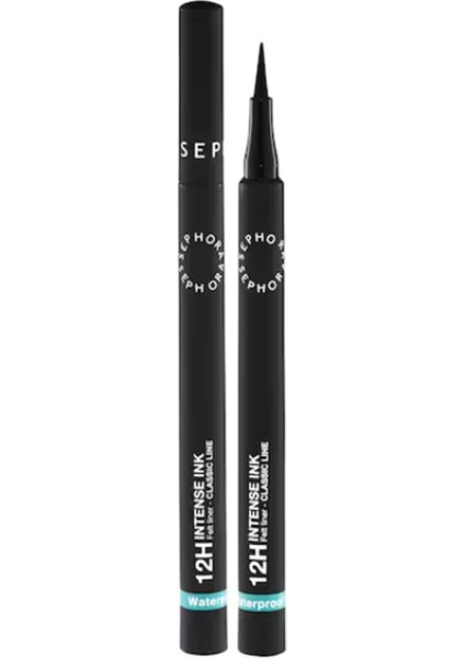 12H Intense Ink Felt Liner Classic Line - Yoğun ve Hassas Keçe Uçlu Eyeliner