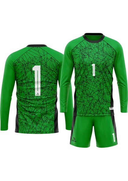 Erkek Uzun Kol Yeşil Maç Futbol Kaleci Forması Goalkeeper Jersey Gk TYC83E7B5A55B23D08