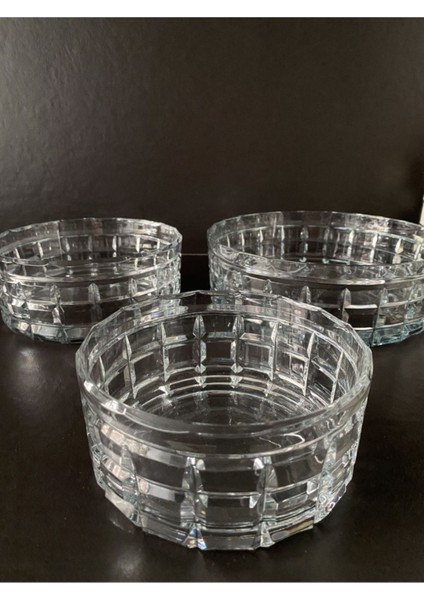 Kristal Kesme Cam Salata Kasesi Kare Dekor 19 Cm fiyatları