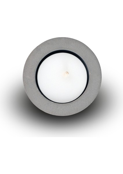 Inytium Serisi Dekoratif Gri Renk Beton Tealight Mumluk (Tealight !) fiyatları