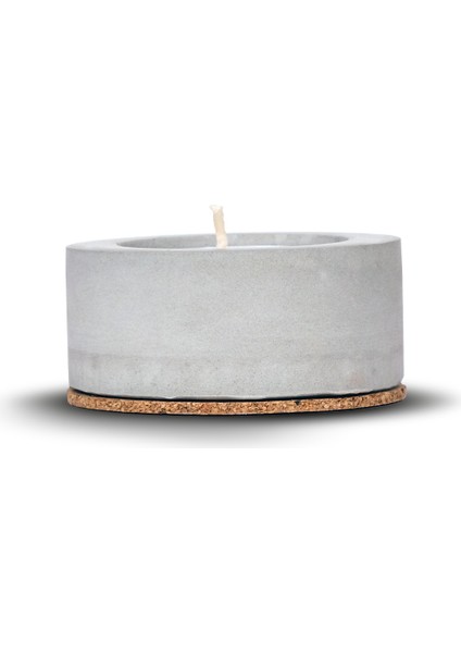 Inytium Serisi Dekoratif Gri Renk Beton Tealight Mumluk (Tealight !) modelleri