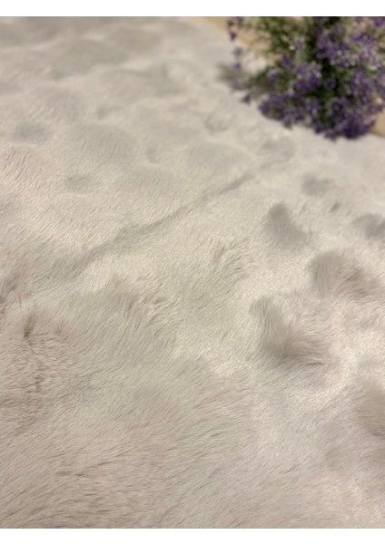 Bubble Tavşan Tüyü, Kaymaz Taban, Süper Soft, Ultra Lüks, Makinede Yıkanabilir 2'li Banyo Paspası