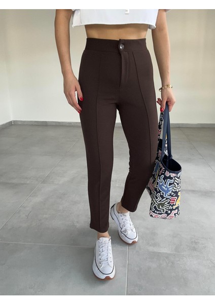 Çimalı Dar Paça Palazzo Pantolon, En Boy Likralı, 36-50 Beden Arası, Iş Pantolonu fiyatları