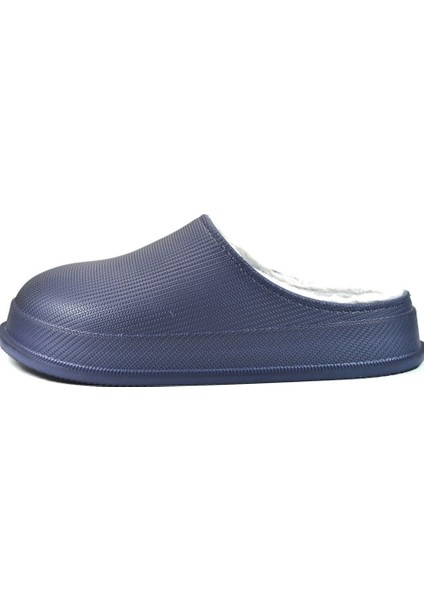 Önü Kapalı Yünlü Kışlık Faylon Taban Unisex Ev Terlik