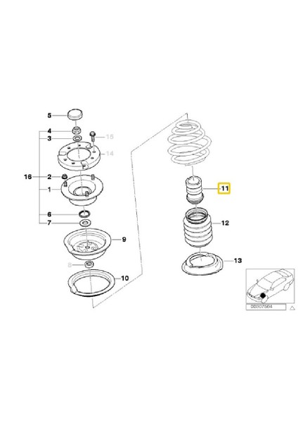 Bmw Uyumlu Febi - Meyle Ön Amortisör Lastiği 31331124449 modelleri