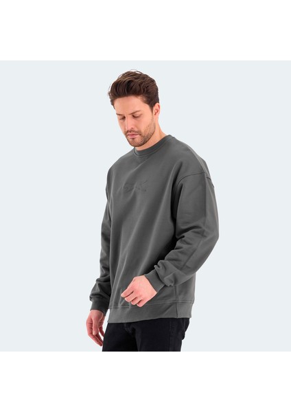 VADIK Erkek Oversize Sweatshirt Haki modelleri