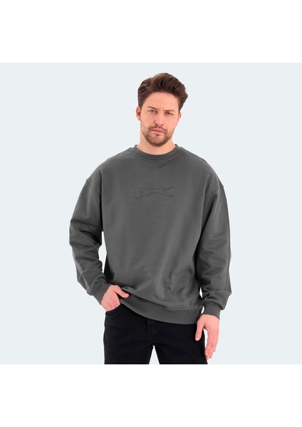 VADIK Erkek Oversize Sweatshirt Haki indirimleri