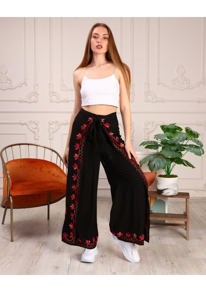Otantik Nakış İşlemeli Harem Şalvar Bulmaca Pantolon(104 CM)