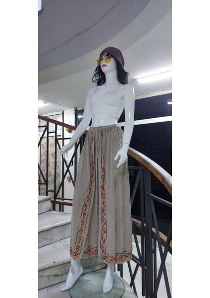 Otantik Nakış İşlemeli Harem Şalvar Pantolon(102 CM)