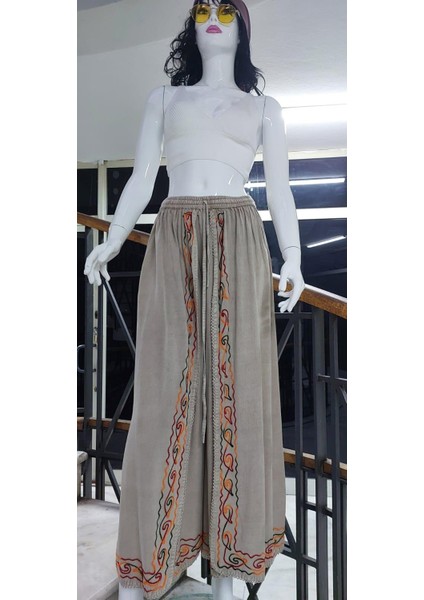 Otantik Nakış İşlemeli Harem Şalvar Pantolon(102 CM)
