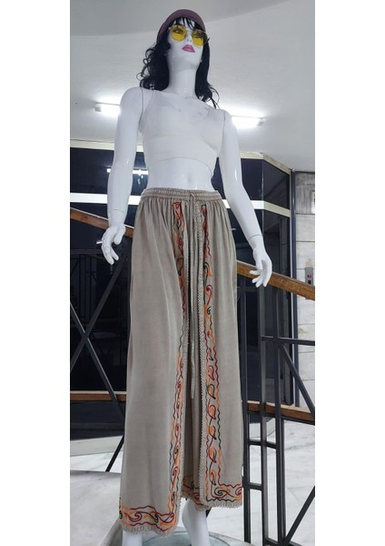 Otantik Nakış İşlemeli Harem Şalvar Pantolon(102 CM)