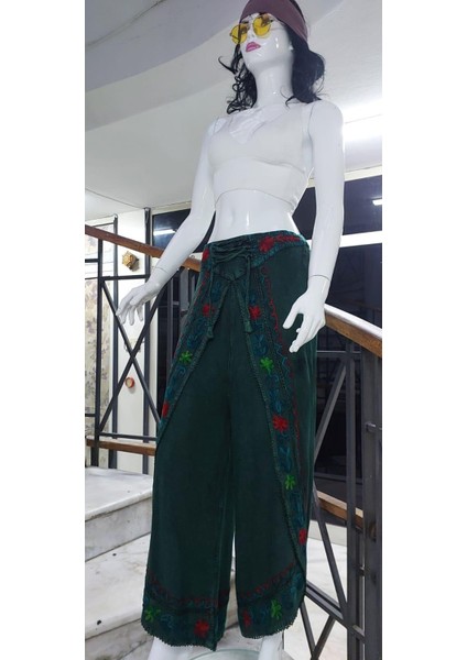 Otantik Nakış İşlemeli Harem Şalvar Pantolon (100 CM)