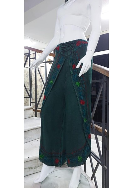 Otantik Nakış İşlemeli Harem Şalvar Pantolon (100 CM)