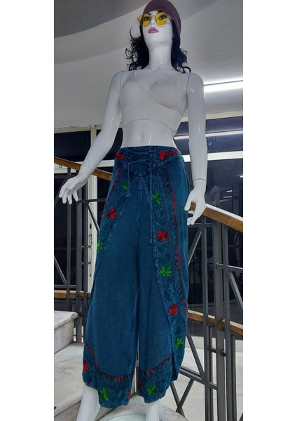 Otantik Nakış İşlemeli Harem Şalvar Pantolon (100 CM)