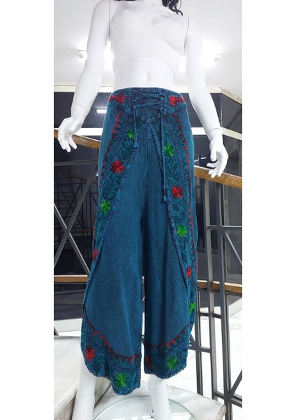 Otantik Nakış İşlemeli Harem Şalvar Pantolon (100 CM)