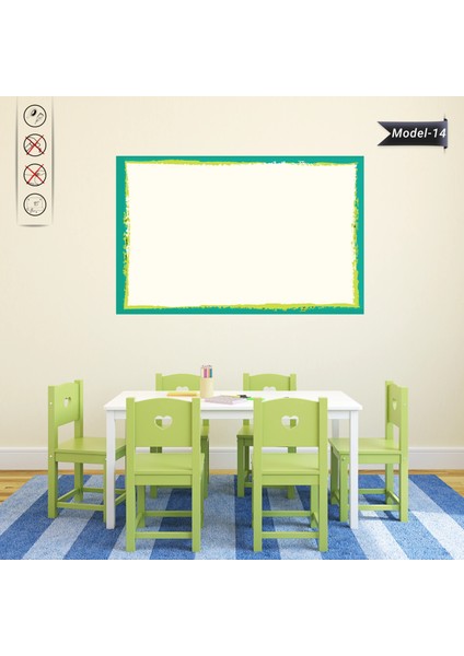 Yapışlı Renkli Profesyonel Tahta ( Model -14) 100 cm x 120 cm 10