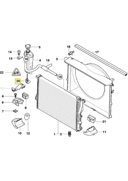 Bmw E31 E38 ve E39 Uyumlu Genleşme Kabı Su Seviye Sensörü 61318360876 fiyatları