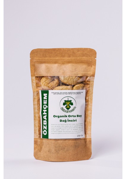 Özbahcem Organik Küçük Boy Kuru Incir (61-65 Kalibre) 250 gr