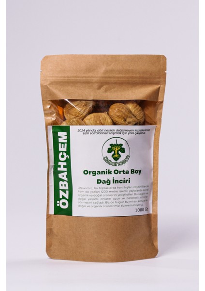 Özbahcem Organik Küçük Boy Kuru Incir (61-65 Kalibre) 3 kg