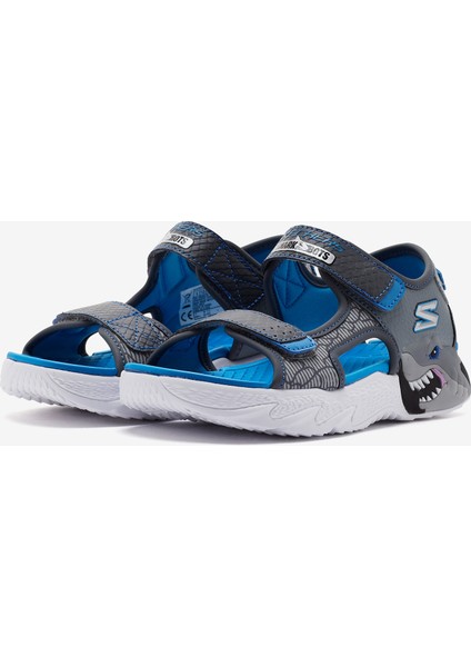 S-Lights: Creature-Splash Büyük Erkek Çocuk Gri Işıklı Sandalet 400614L Ccbl