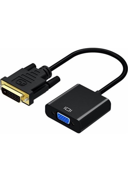 DVI VGA DVI To VGA Aktif Dönüştürücü Kablo (Dvı-D Erkek - Vga)
