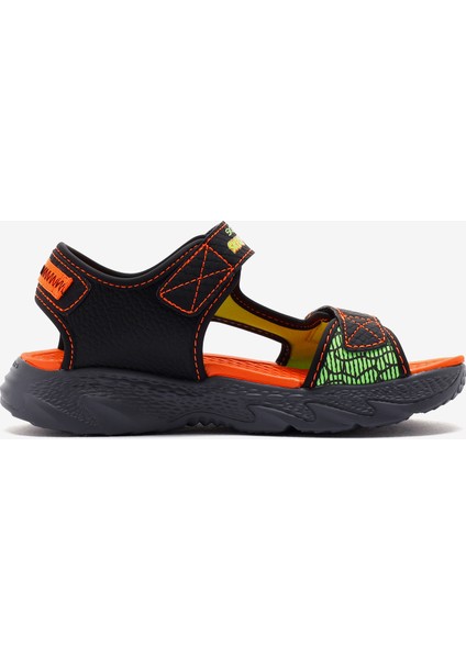 S-Lights: Creature-Splash Büyük Erkek Çocuk Gri Işıklı Sandalet 400614l Ccbl