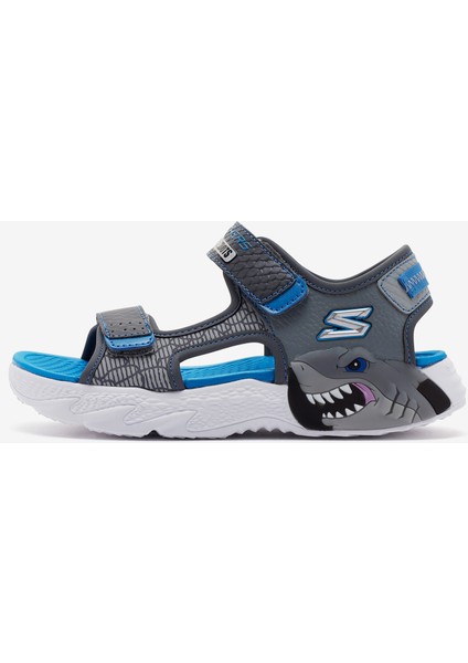 S-Lights: Creature-Splash Büyük Erkek Çocuk Gri Işıklı Sandalet 400614l Ccbl