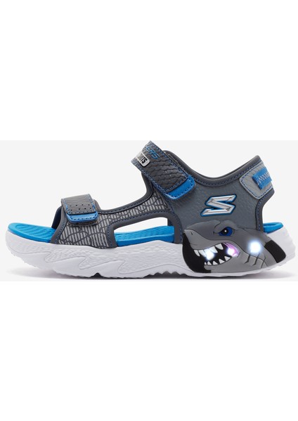 S-Lights: Creature-Splash Büyük Erkek Çocuk Gri Işıklı Sandalet 400614L Ccbl
