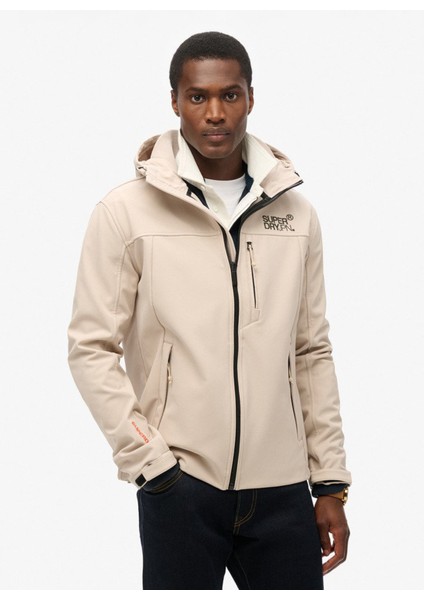 Gri Erkek Mont M5011926A7MO_HOODED Soft Shell Trek fırsatları