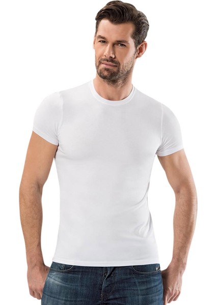 Yeni Br Sıfır Yaka Kısa Kollu T Shirt 1203