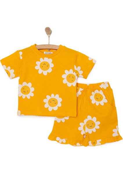 Flowers Kız Tshirt-Şort Kız Bebek