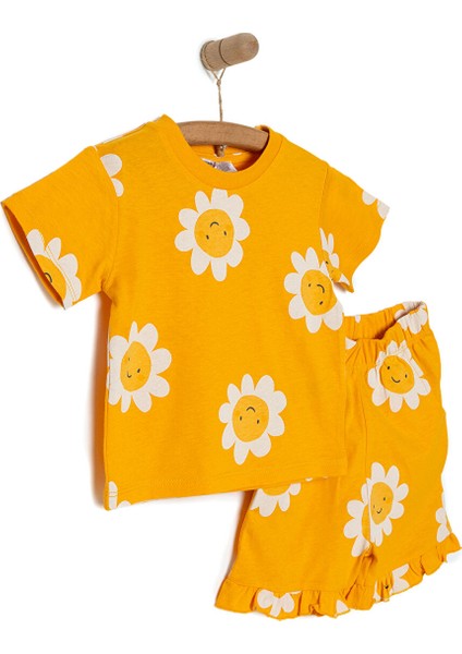 Flowers Kız Tshirt-Şort Kız Bebek modelleri