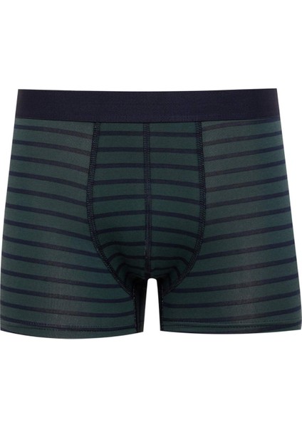 Regular Fit Çizgili 3'lü Boxer E2916AX25SP