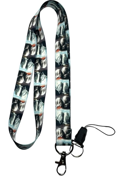 The Lovers Rene Magritte Boyun Ipi ve Telefon Askısı Lanyard