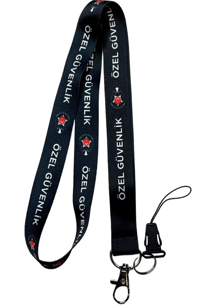 Özel Güvenlik Boyun Ipi ve Telefon Askısı Lanyard