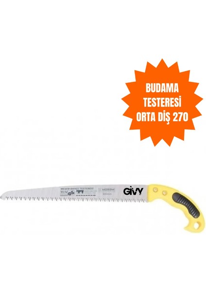 Budama Testeresi Orta Diş 270 mm