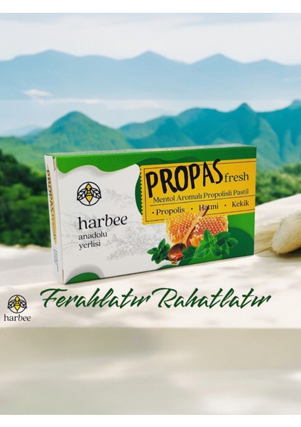 Propas Fresh Mentol Aromalı Propolisli Pastil